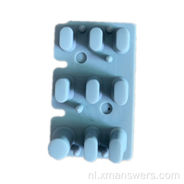 Transparant siliconen elastomeer knopkussen voor LED&#39;s